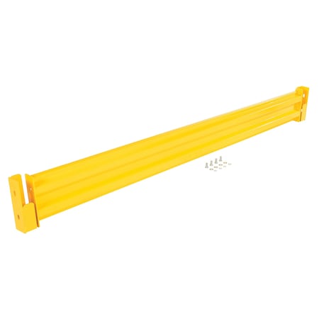 Vestil Drop-In Style Guard Rail 10 Ft - Yellow GR-F2R-DI-10-YL